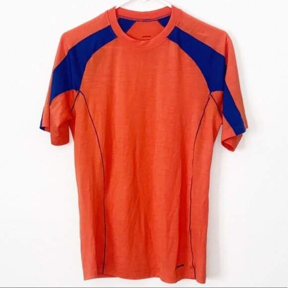 Patagonia Men’s Wool Blend Sport Tee Size Small - Picture 1 of 6